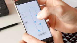 Pengaturan menunggangi Bird Skateboard diaktifkan melalui aplikasi pendamping